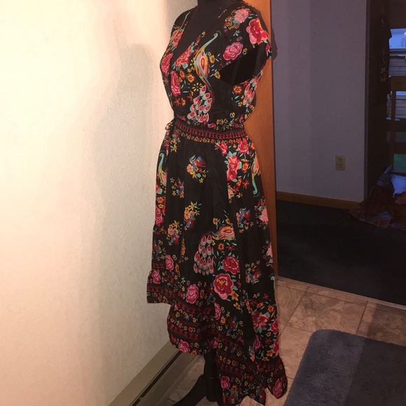 🌸SUMMER FASHION BOHO FLORAL HIGH LOW DRESS🌺 - Picture 4 of 6